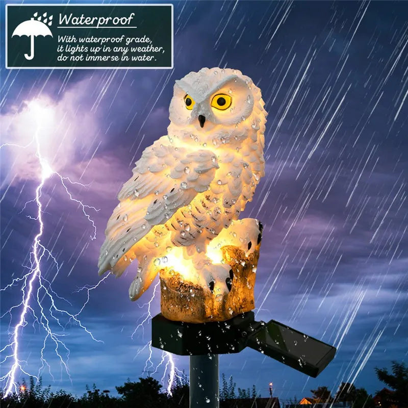 DD Store - Solar Lamp Owl, Garden Lights