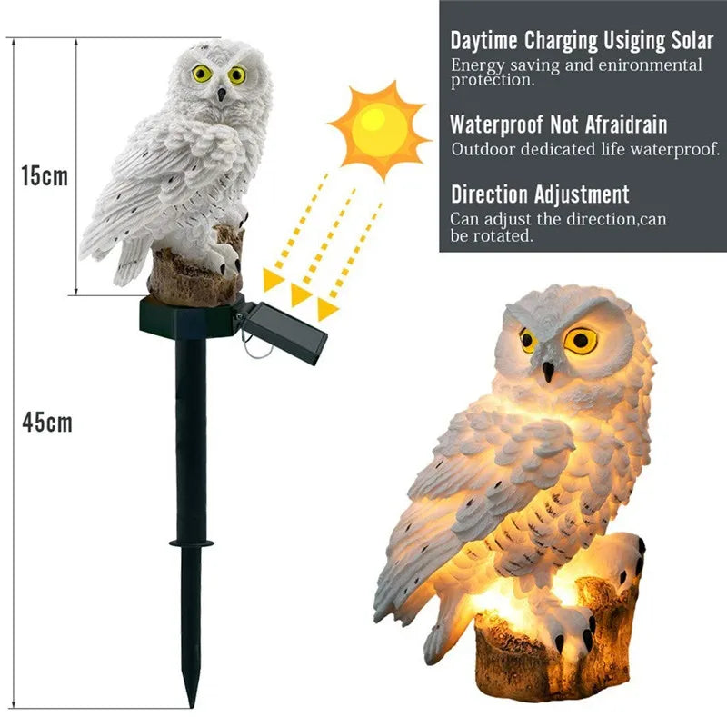 DD Store - Solar Lamp Owl, Garden Lights