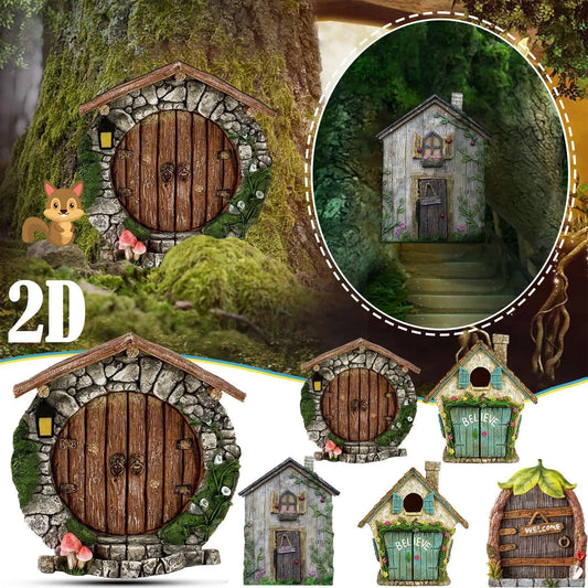 DD Store - Miniature Fairy Gnome Door Figurines